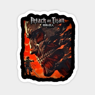 Colossal Titan Intense Anime Design Magnet
