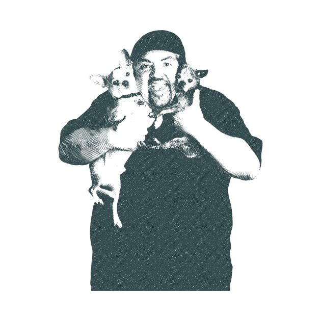 Fluffy Gabriel Iglesias and Chihuahua Dogs by TeeTrendz