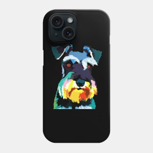 Miniature Schnauzer Pop Art - Dog Lover Gifts Phone Case