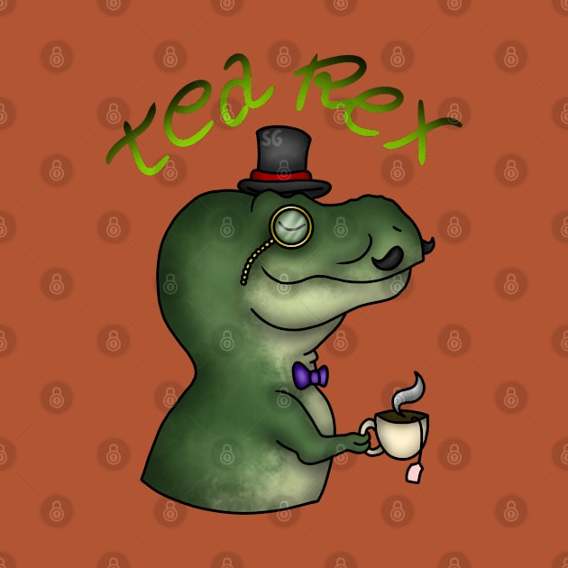 Tea Rex by saradrawspaleo