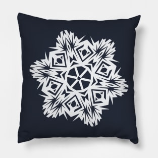 Paper Snowflake design no. 3 Pillow