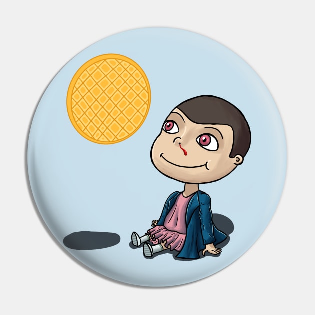 Eleven Eggo Chibi Pin by Dnatz