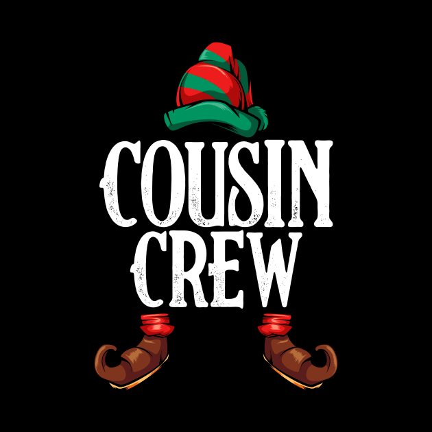 Cousin Crew Elf Family Matching Merry Christmas by Funnyawesomedesigns