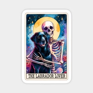 "The Labrador Lover" Funny Tarot Card Magnet