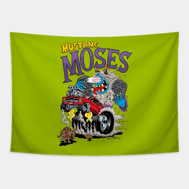 Mustang Moses Tapestry by LittleCozyNostril