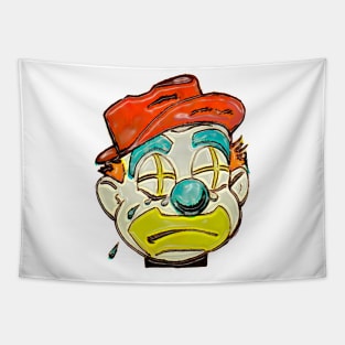 clown crying Tapestry