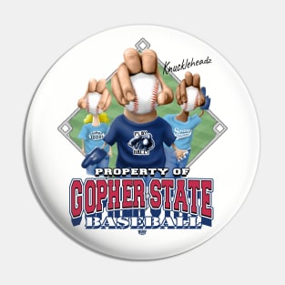 Knucklehead for Gopher State Baseball Pin