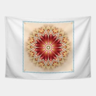 Flower Kaleidoscope Tapestry