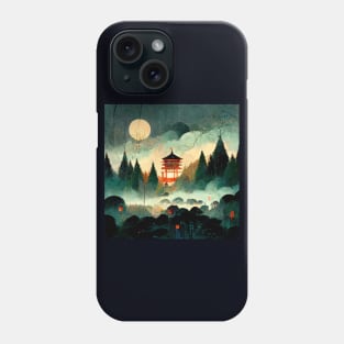 Lanterns in the forest Phone Case