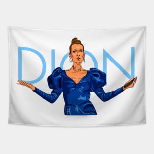 Celine Dion Sticker mode Tapestry