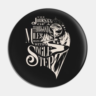 The Journey Of A Thousand Miles Pin