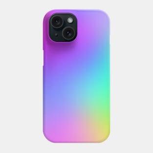 Rainbow Colors Abstract Blurry Gradient Ombre Soft Tie Dye Look Phone Case