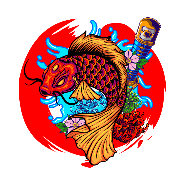 Japanese Koi Fish 1.3 by Harrisaputra