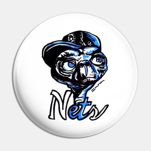 The ET Brooklyn Nets Fan Pin
