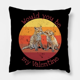 Would You Be My Valentine Pillow