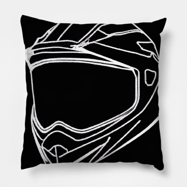 Motorcycle Helmet Pillow by maxcode