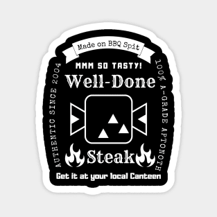 Well Done Steak Monster Hunter T-Shirt (White Version) Magnet