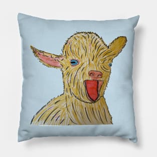 Baby Goat Screaming Pillow