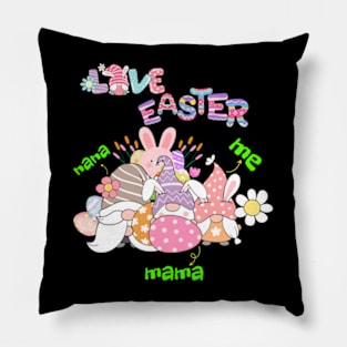 funny me mama nana gnomes love easter for girls Pillow