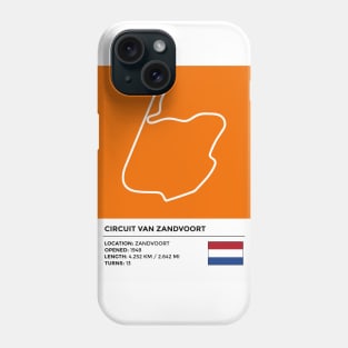 Circuit van Zandvoort [info] Phone Case