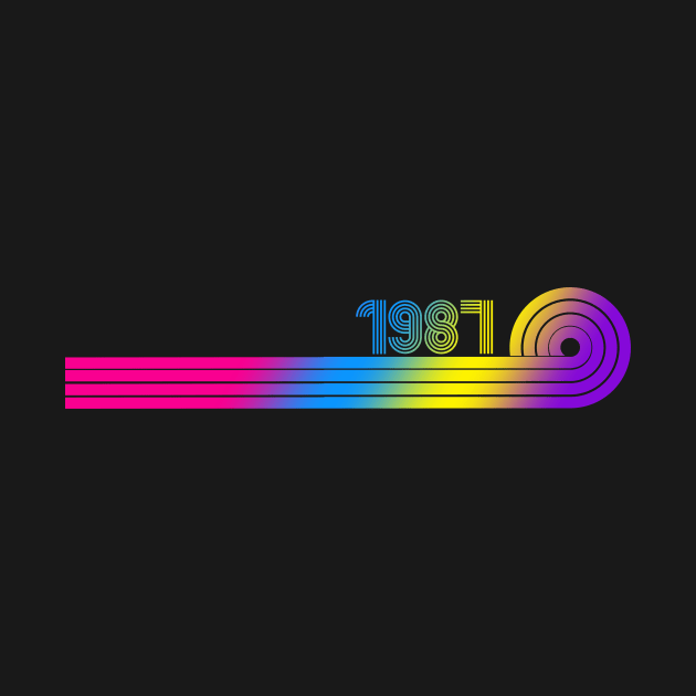 1987 Retro Vintage Design by AlondraHanley