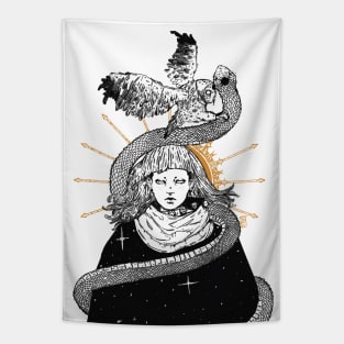 The Snake and the Owl Tapestry