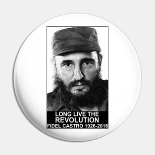 Fidel Castro Revolution Pin