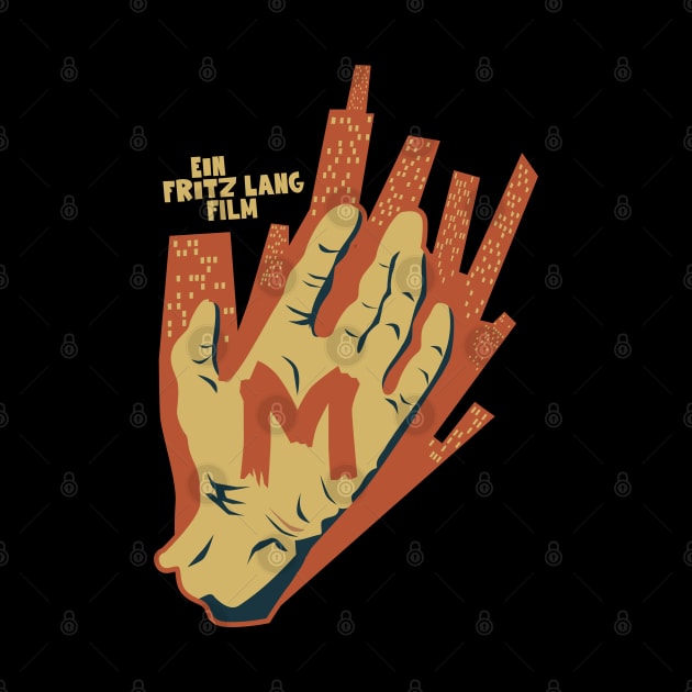 The Mark of M: Tribute to Fritz Lang's Masterpiece - Iconic Hand Design by Boogosh