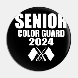 Senior 2024 Color Guard Class of 2024 Marching Band Flag Pin