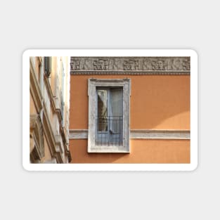 Roman Window Architecture Ancient Facade Rome Italy Magnet