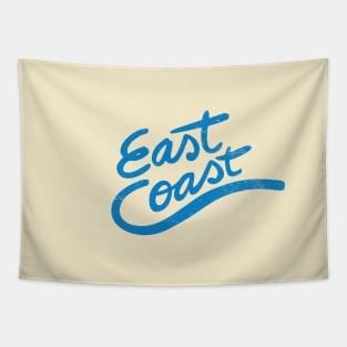 East Coast retro typography Tapestry