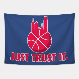 Just Trust It (Red) Tapestry
