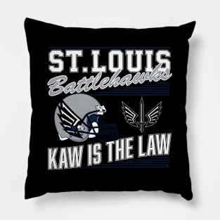 St. Louis Battlehawks - Kaw Is The Law - Ufl Pillow