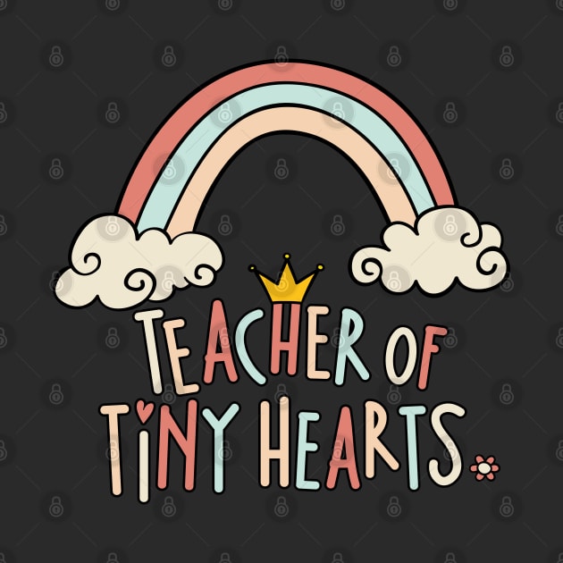 Teacher Of Tiny Hearts Valentine's Day For Teachers by Fitastic