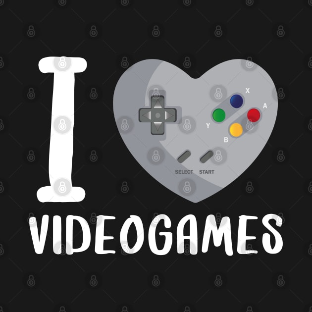 Heart Gaming Old Controller Video Gamer I love VideoGames by Msafi