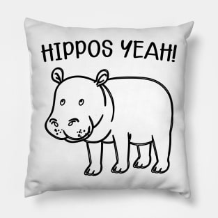 Hippo - Hippos Yeah! Pillow