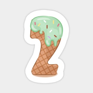 Ice cream number 2 Magnet