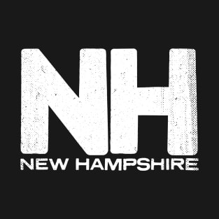 NH New Hampshire State Vintage Typography T-Shirt