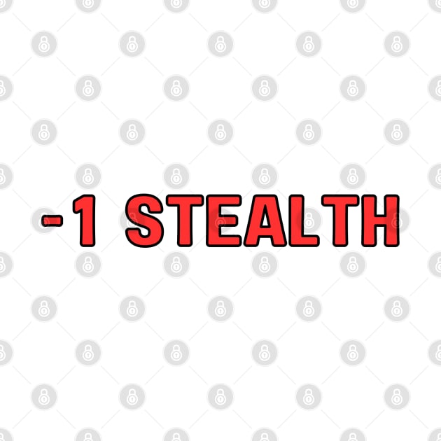 D&D -1 Stealth Stat Modifier by CursedContent