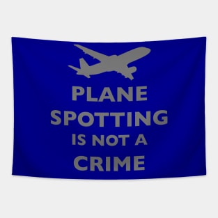 Plane Spotting Is Not A Crim Tapestry