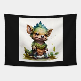 Cute Watercolor Gnoll Tapestry