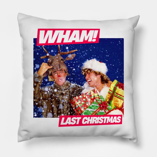 wham! last christmas Pillow by Abslt Studio