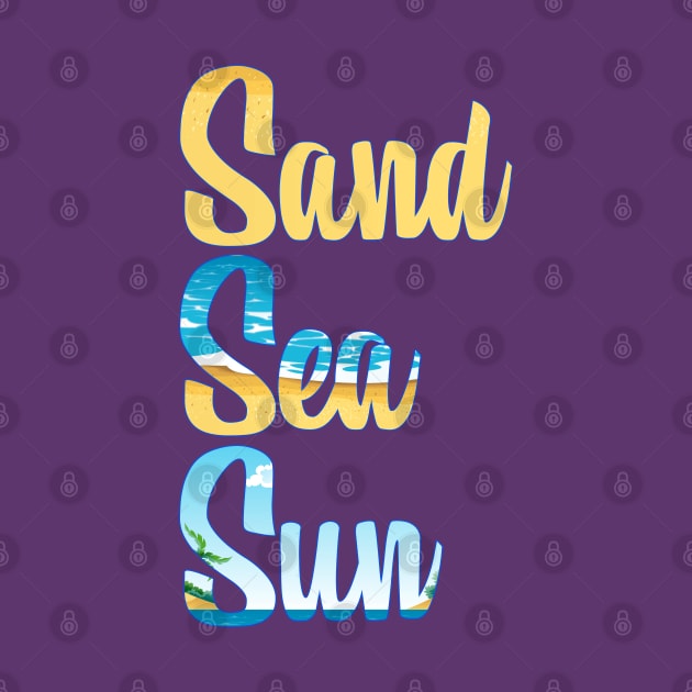 Sand Sea Sun by Purwoceng