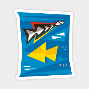 Item D11 of 30 (Doritos Cool Ranch Abstract Study) Magnet