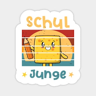 Schuljunge 1. Klasse Smile Schulbeginn T shirt Magnet