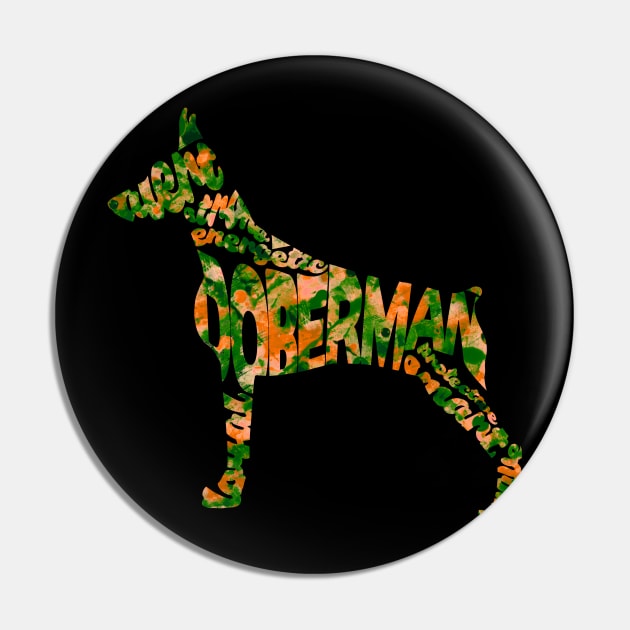 Doberman Pinscher Pin by inspirowl