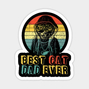 Best Cat Dad Ever Club 8 Magnet