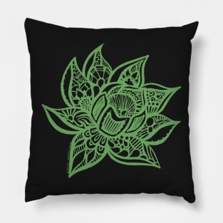lotus_green Pillow