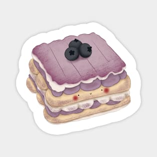 Cute blueberry cake Magnet