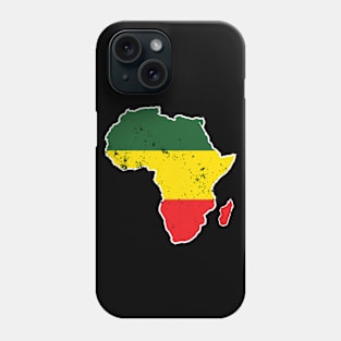 RASTAFARIAN AFRICA T SHIRT Phone Case